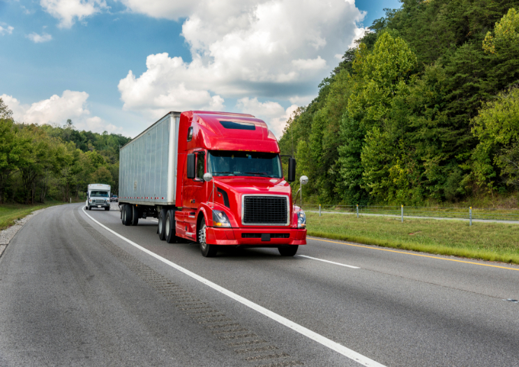 Tips to avoid blind spots from semi trucks